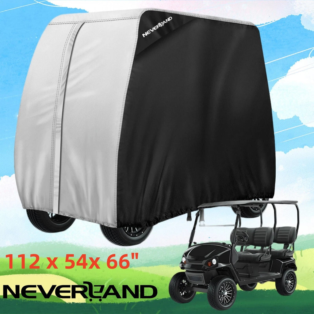 Golf Cart Cover for EZGO, Club Car, Yamaha (4 Passengers)