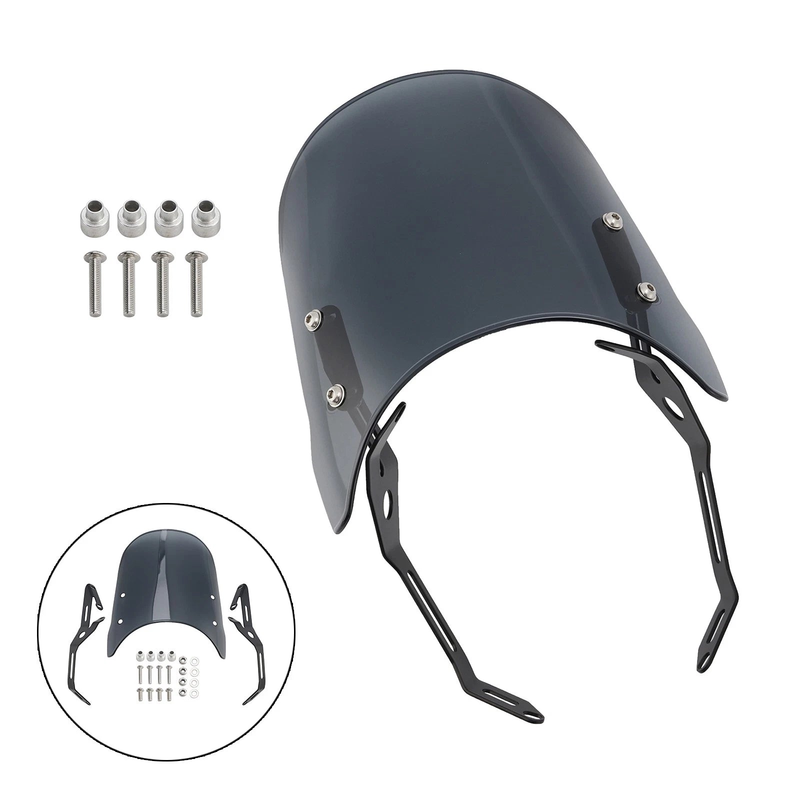 Windshield WindScreen for Honda GB350S CB350RS (2022–2025) Gray