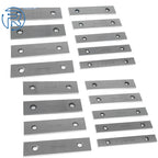 Set of 9 Steel Parallel Blocks for Precision Machining (6" Long, 1/4" Thick)