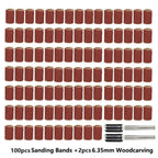 102pcs Sanding Drums Kit for Rotary Abrasive Tools