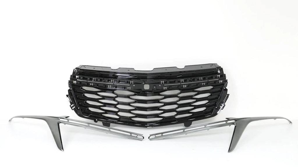 Front Bumper Upper Grille for Chevrolet Equinox (2022â2023) Chrome & Black