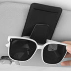 Car Sunglasses Holder / Sun Visor Clip Leather Eyeglasses Hanger for Car