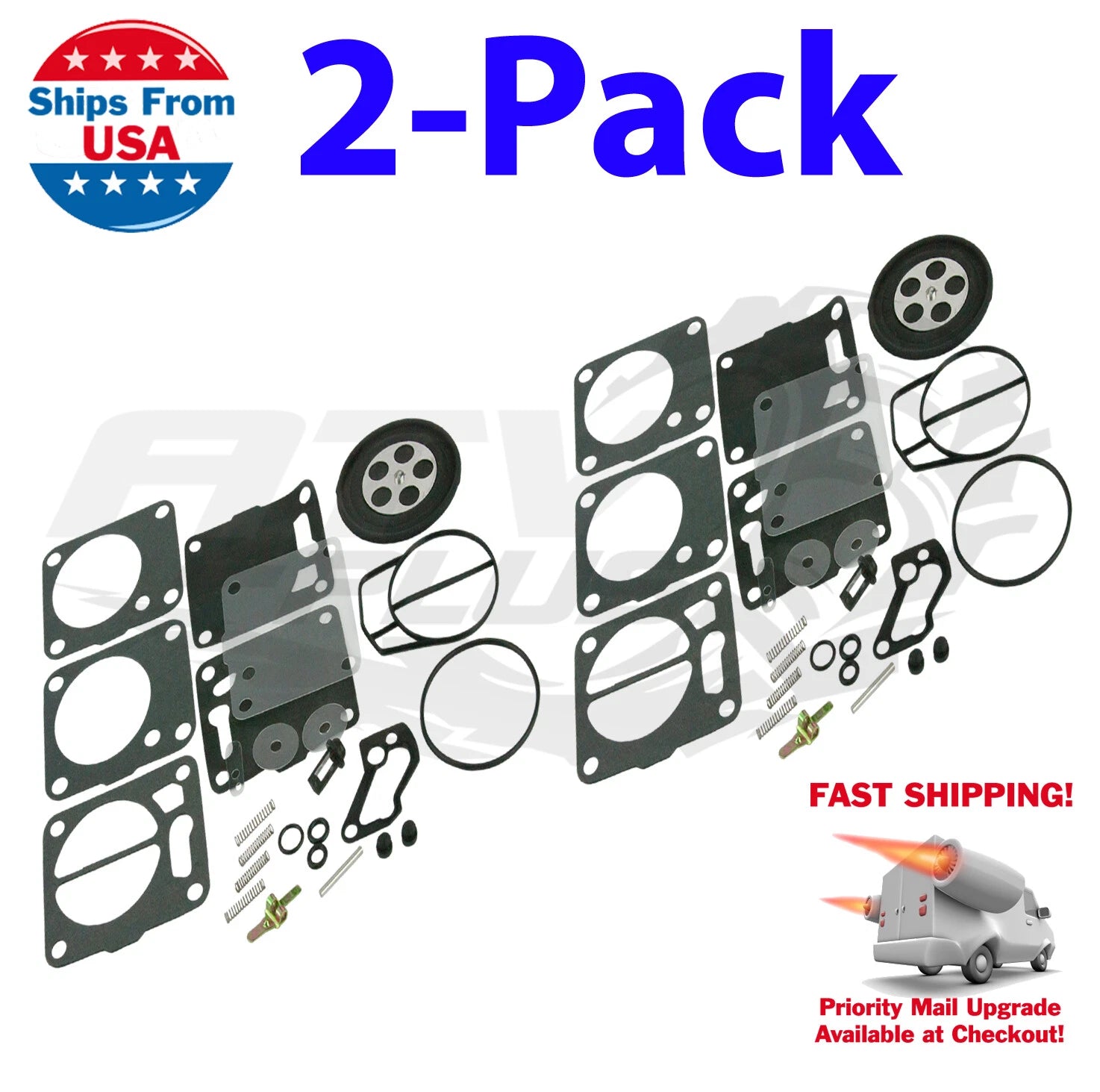 Dual Carb Rebuild Kit for SeaDoo GTI GTS GTX SP SPX 580 650 717 720 787 800