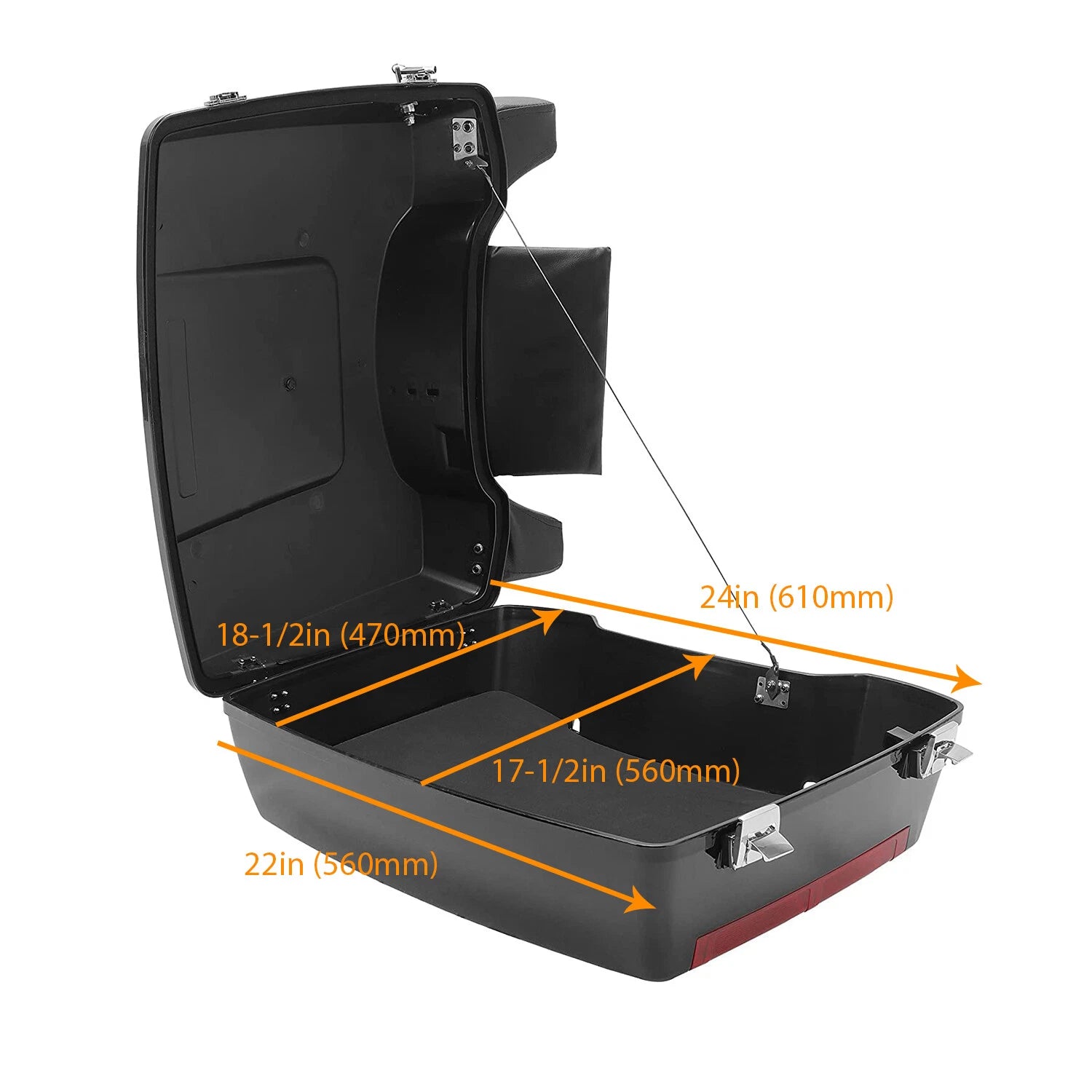 Backrest Rack for Harley Davidson Touring Road Street Glide (1997–2013)