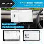 15" Tempered Glass Screen Protector for Tesla Navigation Touchscreen (2018–2023)