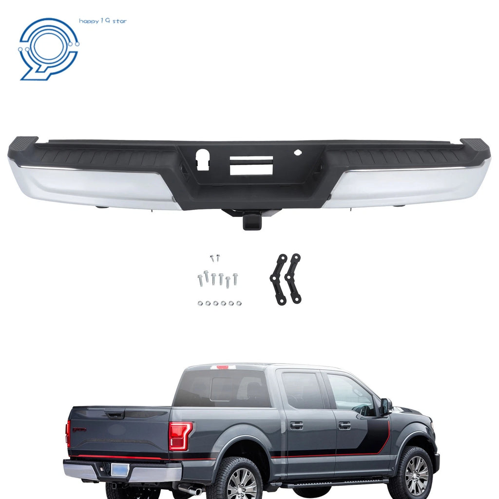 Rear Step Bumper Assembly Chrome for Ford F-150 (2021–2023)