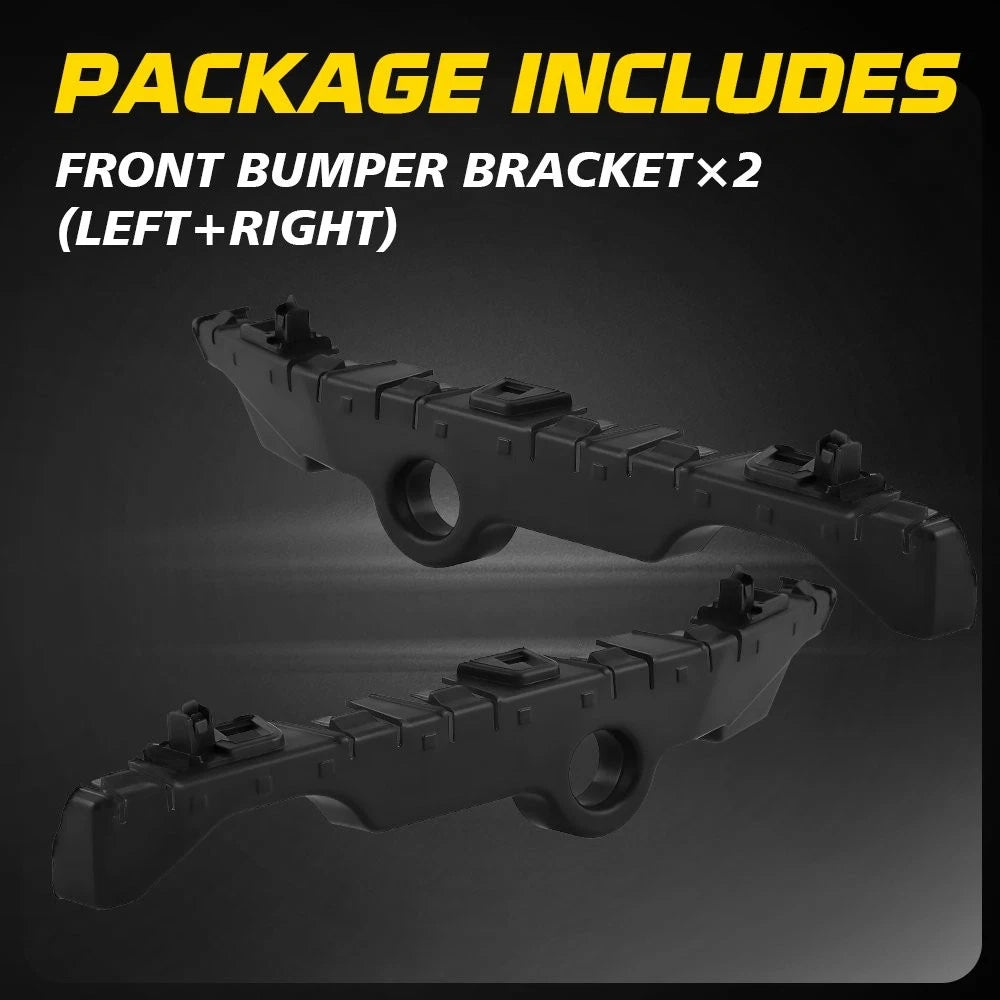 Front Bumper Cover Support Brackets for Chevy Silverado 1500 (2019â2023)