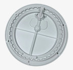 Quick Release Deck Plate with O Ring Seal 8 1/4" for TH Marine DPCAM-8-2-DP