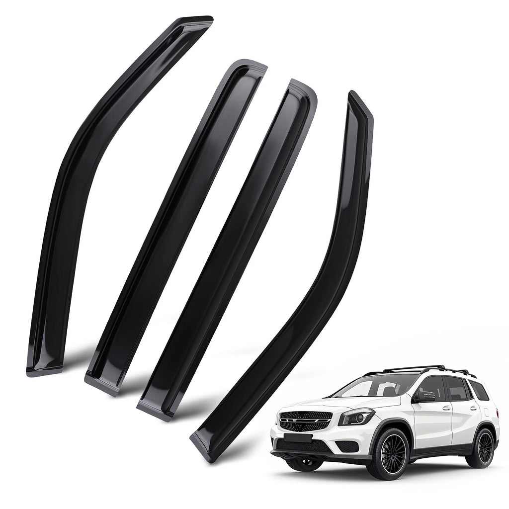 Set of 4 Window Rain Guards Visor Vent for Honda Pilot (2009–2015)