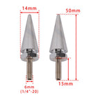 3 Spiked Windshield Bolts Silver for Electra Glide Tri Glide Street Glide (2014–2025)