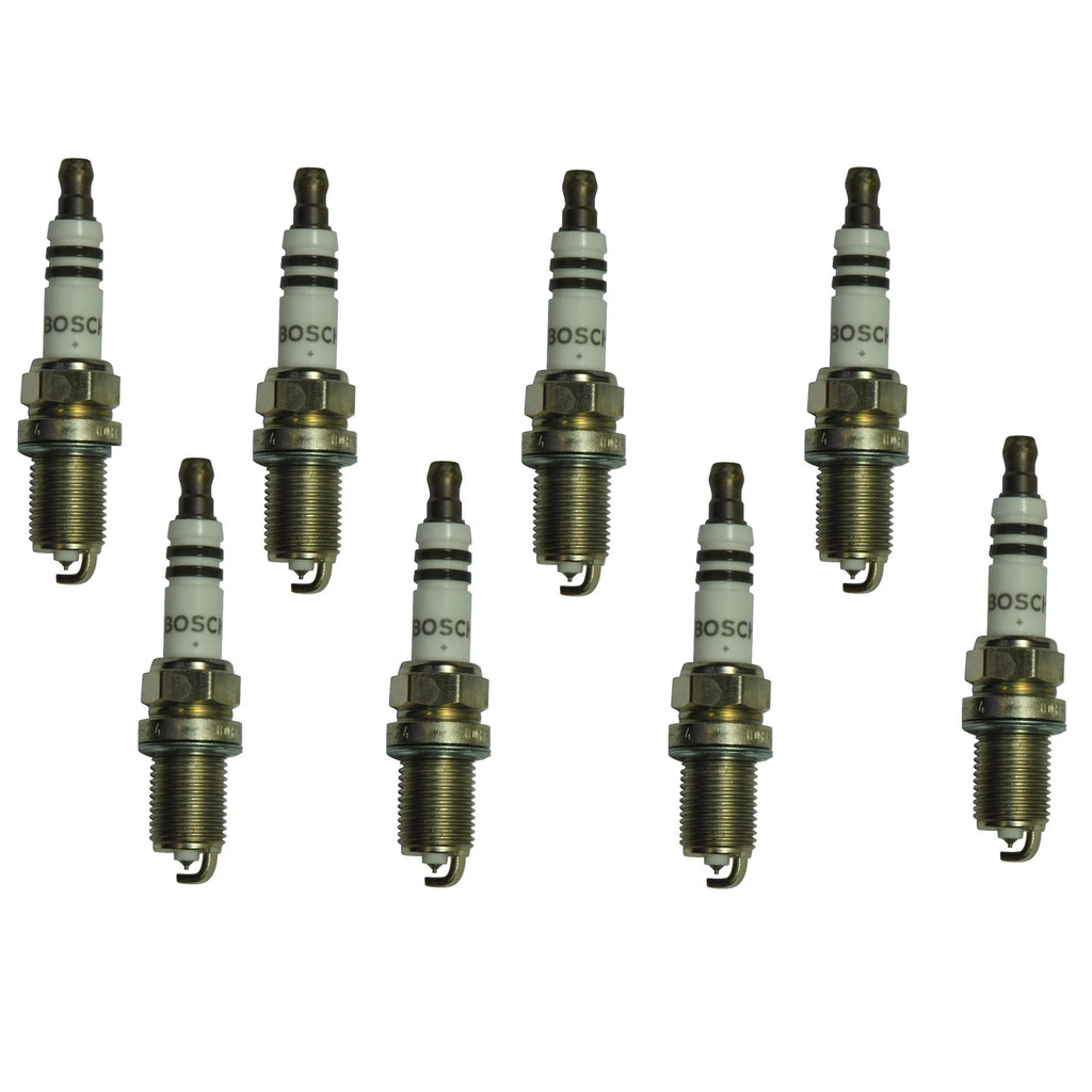 Set of 8 Bosch Double Platinum Spark Plugs for Audi