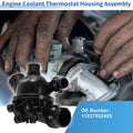 Engine Coolant Thermostat Housing Assembly No. 11537552403 for BMW 3-Series (2006–2013)