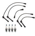 Denso 7mm Wire Set & 4 U-Groove Spark Plugs for Geo Chevy L4