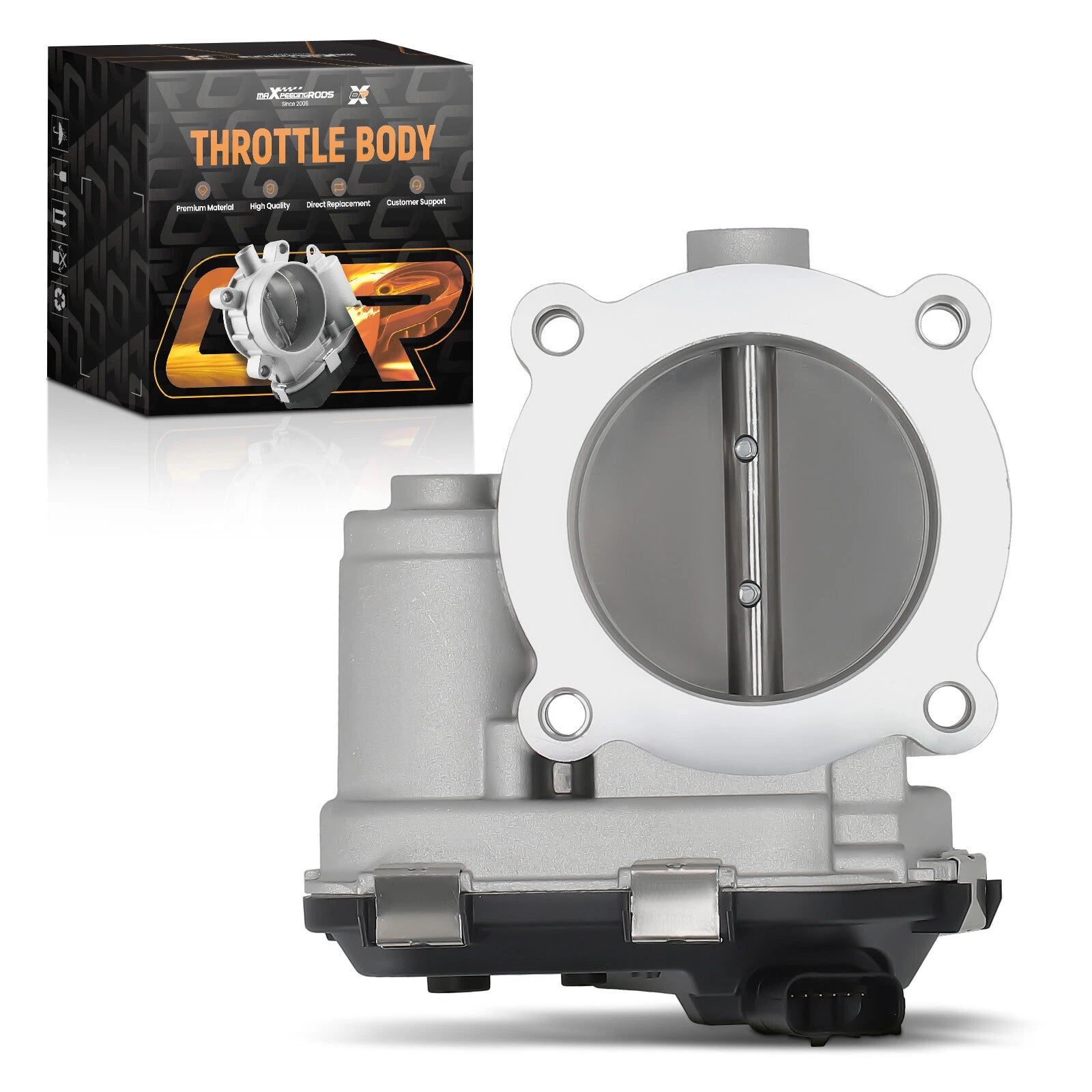 Throttle Body with TPS Sensor for Ford F-150, Explorer, Mustang, Edge (YYYY–YYYY)