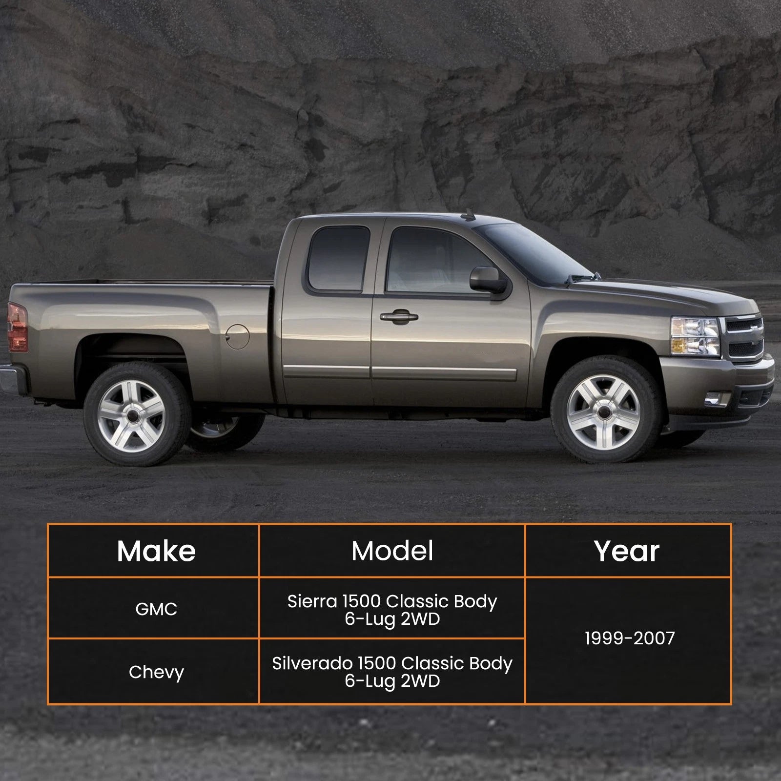 3" Lift Kit for Chevy Silverado GMC Sierra 1500 (1999–2006) Spacers Blocks