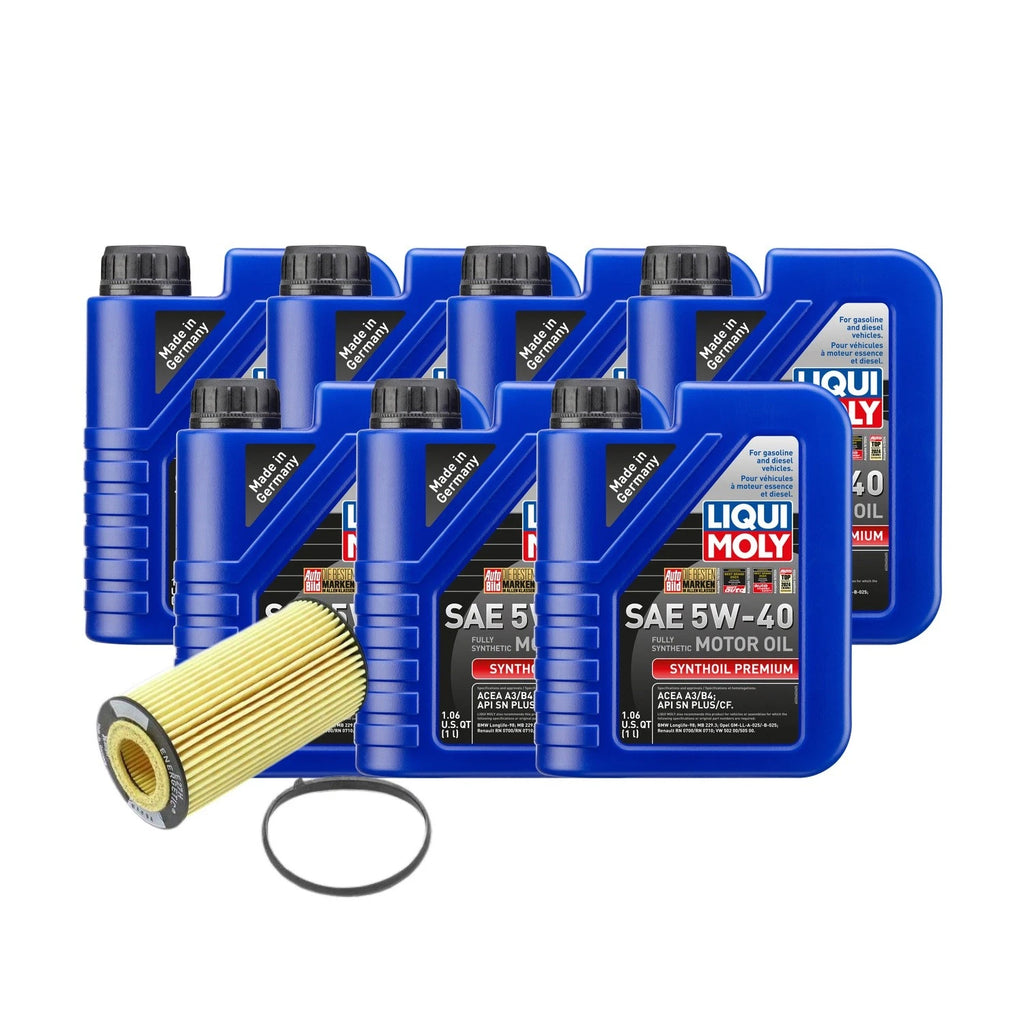 Liqui Moly Synthoil Premium SAE 5W40 Oil Change Kit for Audi CEPB (2000–2005)