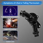 Thermostat Housing Assembly for BMW E46 323i 325i 328i 330i 525i (2000–2006)