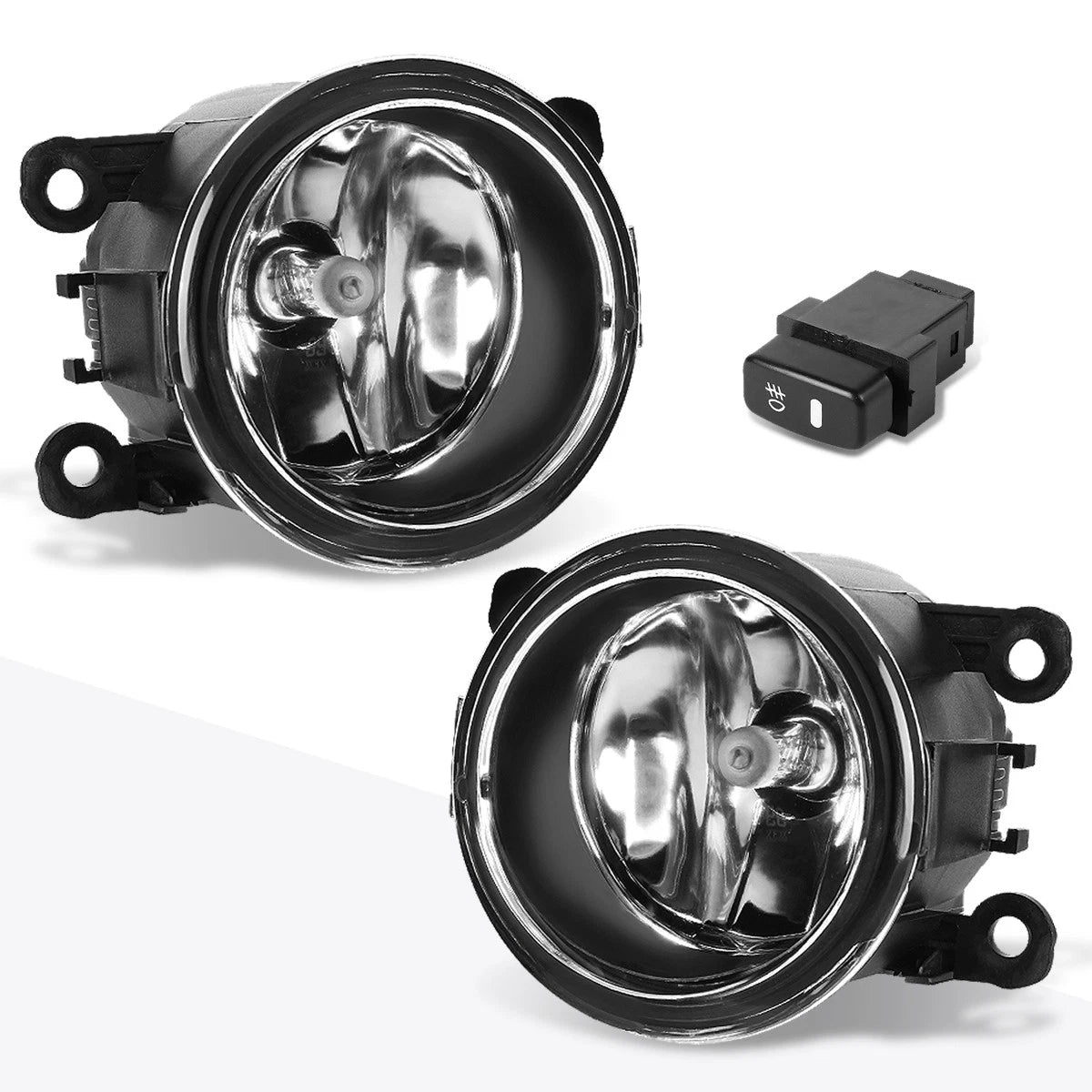 Clear Lens Fog Lights for Nissan Rogue (2014–2016)