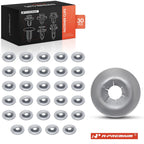 30x Metal Push Nuts Clip Retainers for Honda Civic 