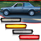 Set of 4 Clear LED Side Marker Lights for BMW E30 E34 (1982–1996)