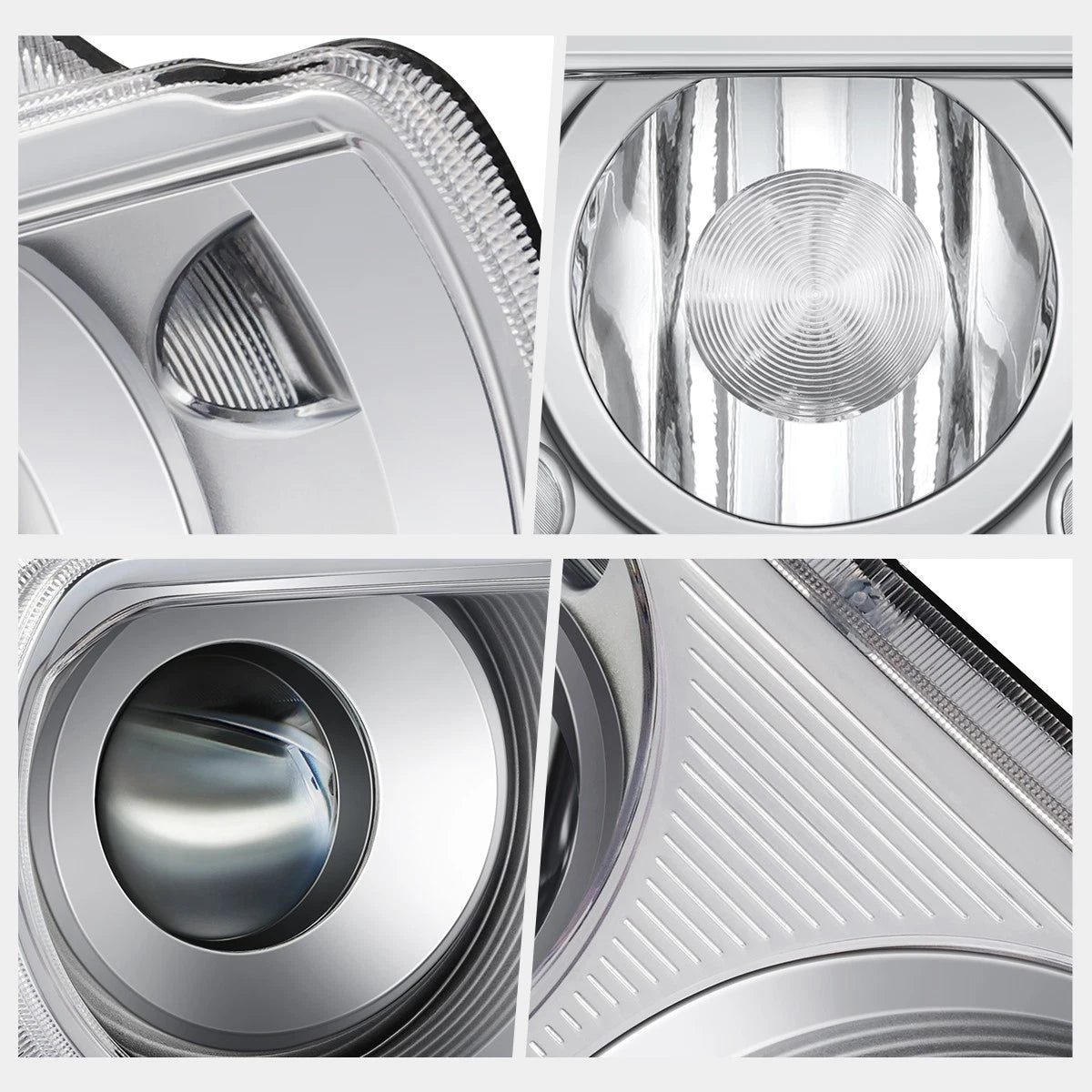Right Side Projector Headlight Lamp Chrome for Dodge Challenger (2008–2014)