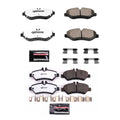 PowerStop Front & Rear Carbon-Fiber Ceramic Brake Pads Kit for Sprinter 2500 (2007–2018)