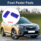 2 Pcs Automatic Foot Accelerator Pedal Covers for Subaru Forester (2006–2018) Blue