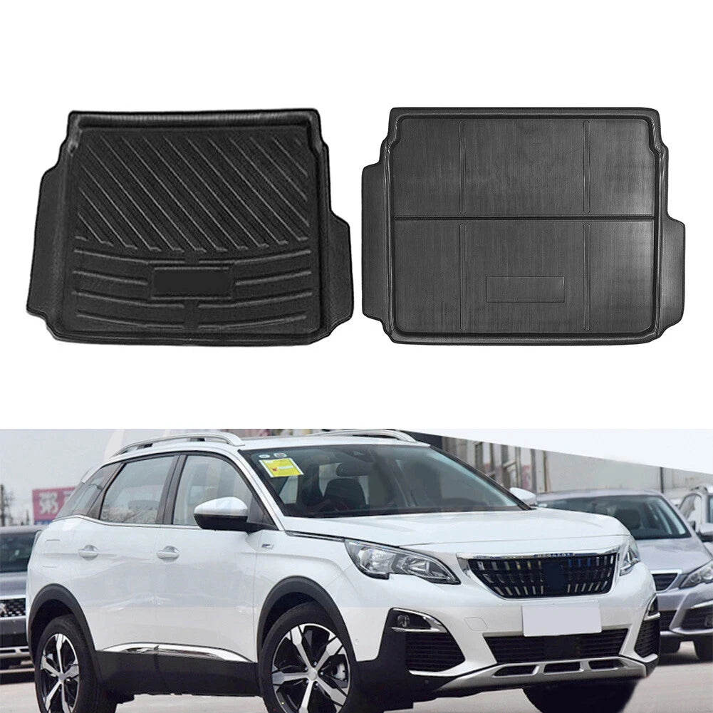 Rear Boot Liner Trunk Cargo Mat for Peugeot 3008 4008 II (2017–2023)