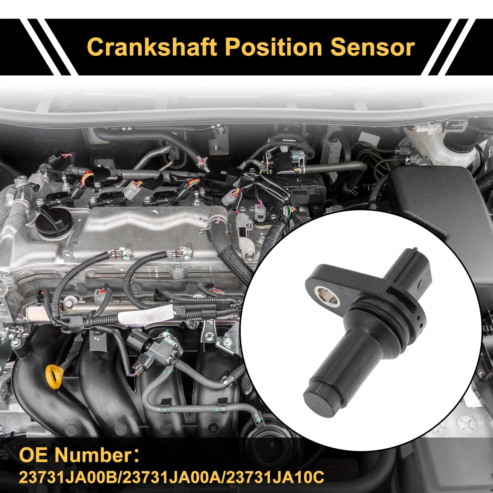 Crankshaft Position Sensor No.23731JA00B for Nissan X-Trail 2.5 2007–2013
