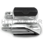 Chrome Skull Rubber Footpeg for Harley FXBB FXBR FXBRS FXLR (2018–Later)