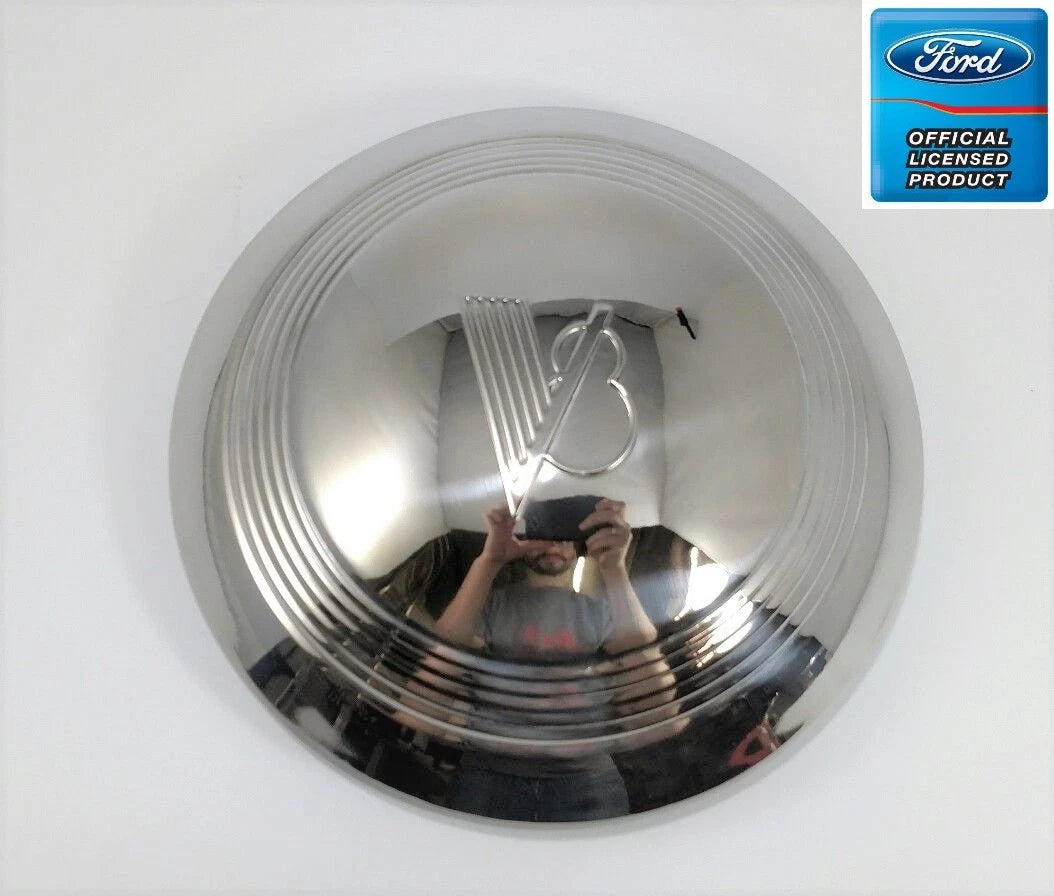 Stainless Hubcap Replacement for 1940-1941 Ford Pickup Truck V8