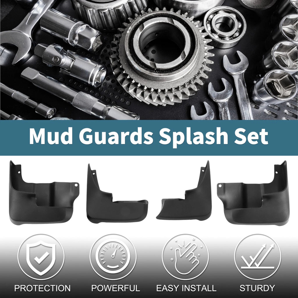Set of 4 Mud Flaps Splash Guards for Toyota Sienna (2004–2010)