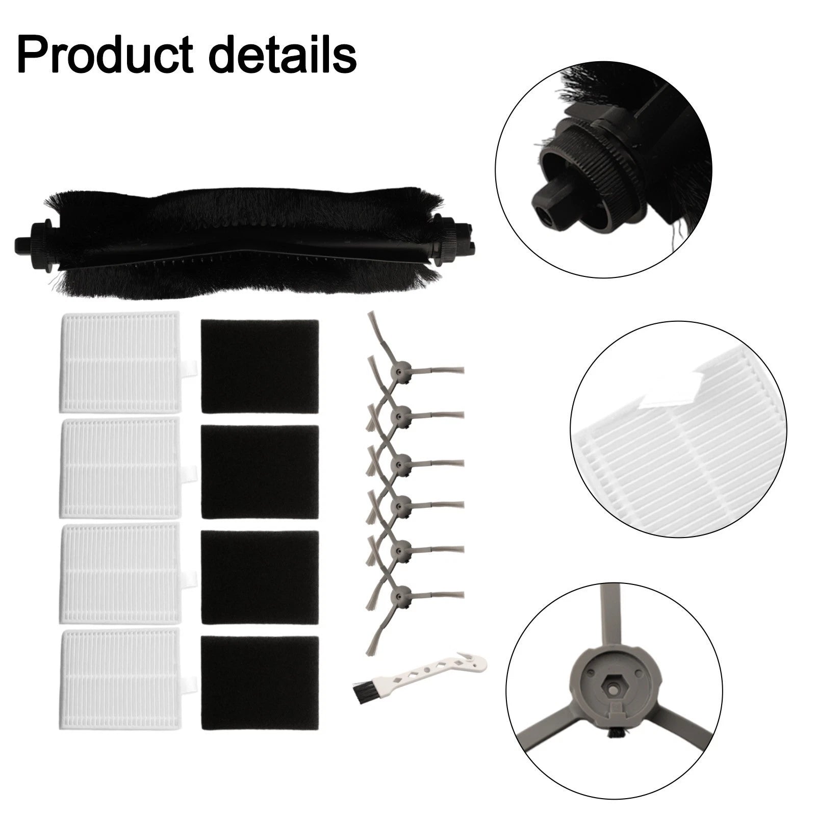 Accessory Set for Eufy L60 L50 Robot Vacuum Cleaner (Brushes, Filters, Roller)