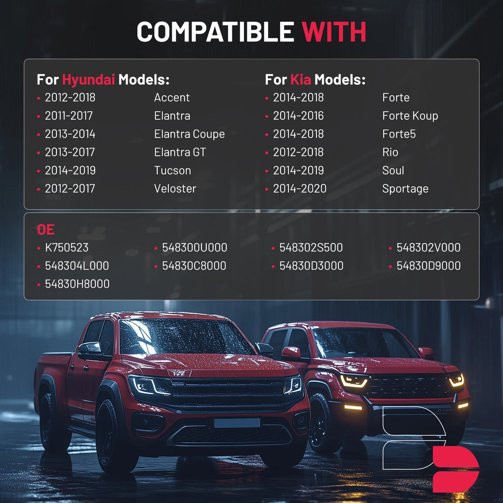 2X Front Sway Bar End Links for Hyundai Accent Elantra Tucson Kia Forte Rio