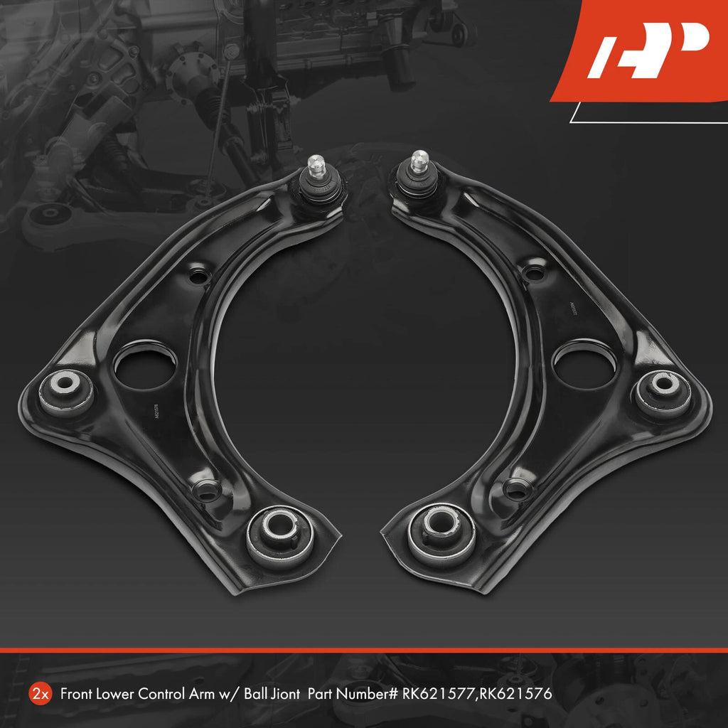 2X Front Lower Control Arm with Ball Joint for Nissan Versa (2012-2019)