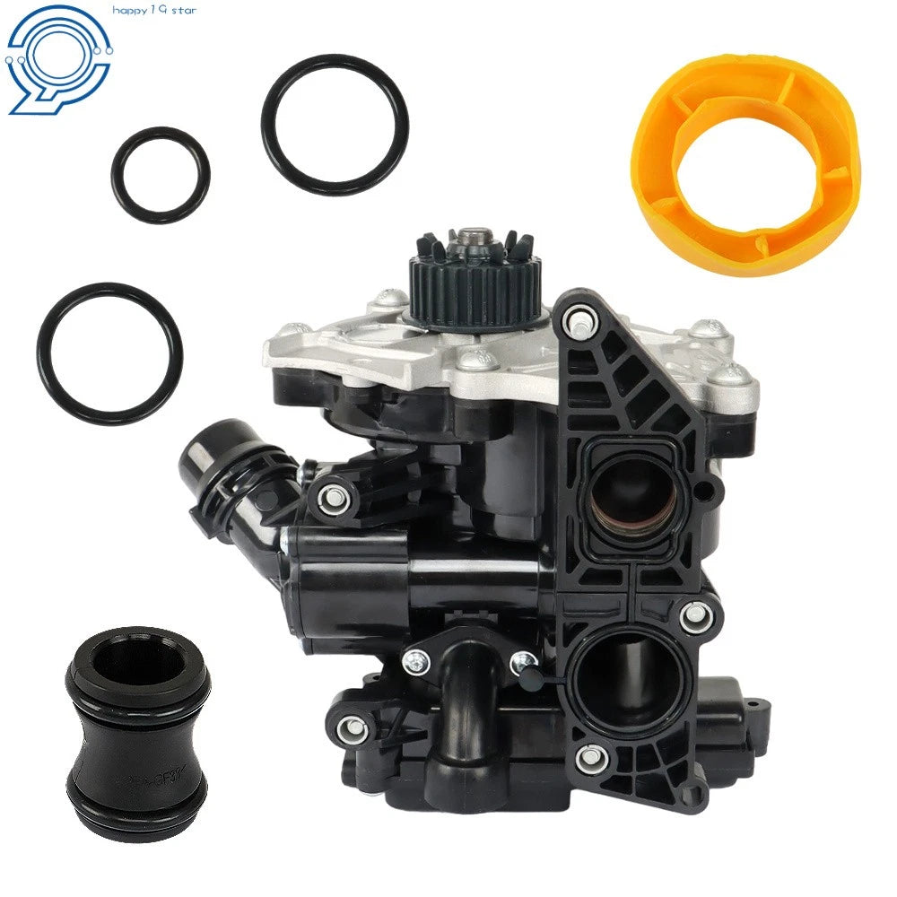 Water Pump Thermostat Housing Assembly 06L121111H for Audi A4 A6 VW Golf Passat (2010–2016)