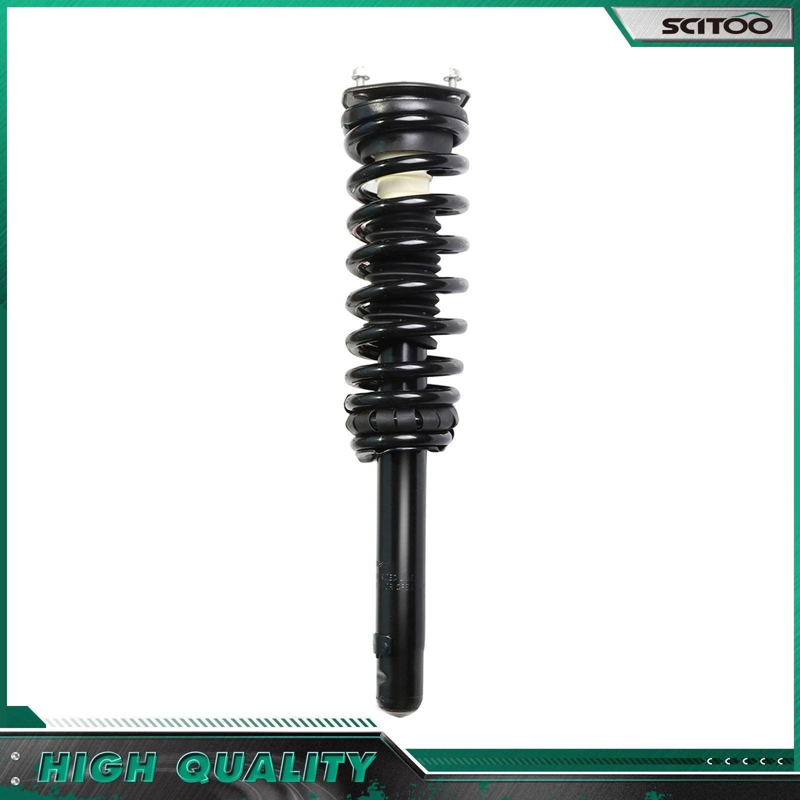 Set of 2 Front Struts Shocks w/ Spring & Mounts for Ford Fusion (2010–2012)