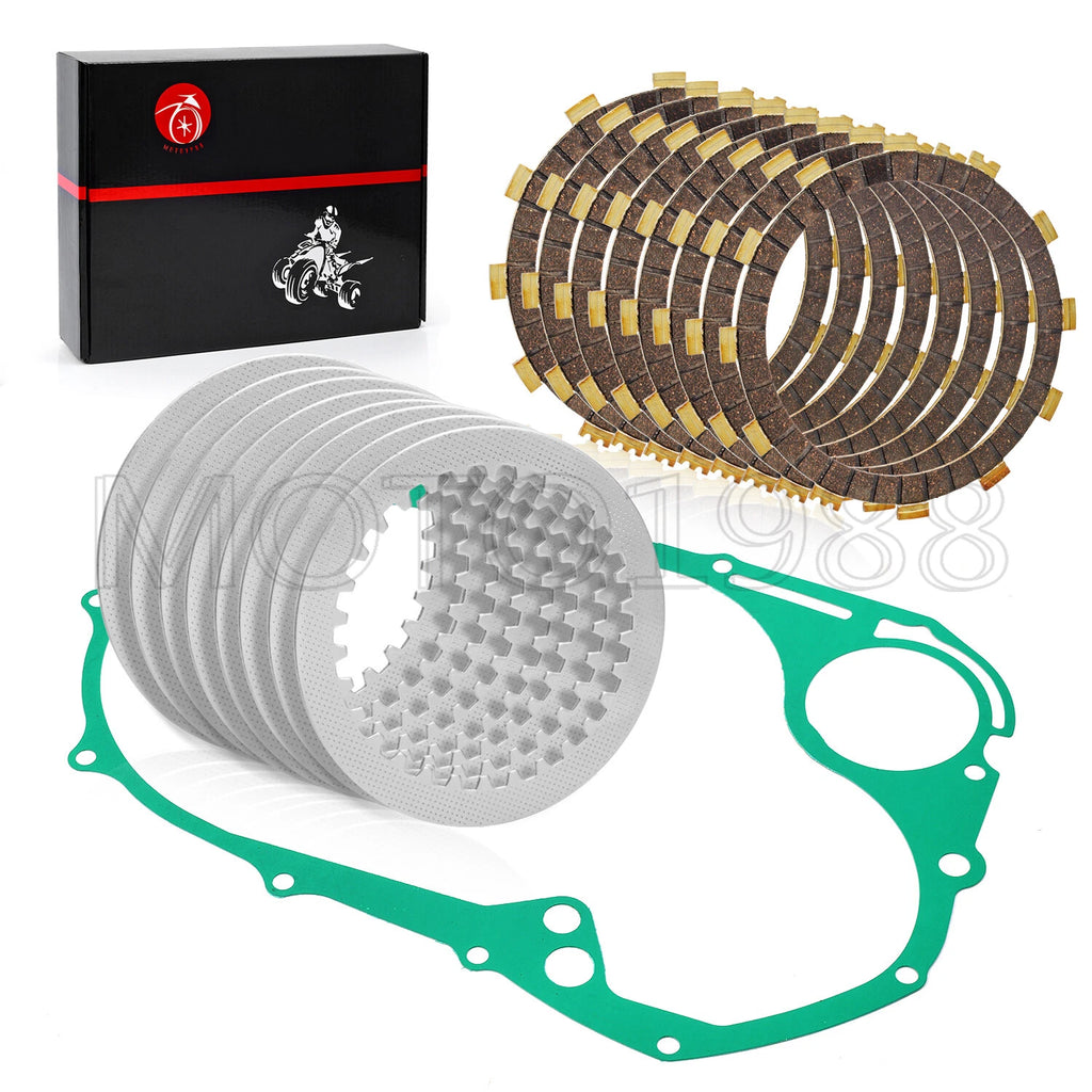 Clutch Plate Kit with Crankcase Cover Gasket for Yamaha V-Star 1100 (1999–2009)