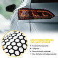 Tail Light Cover for Car (Black Honeycomb)