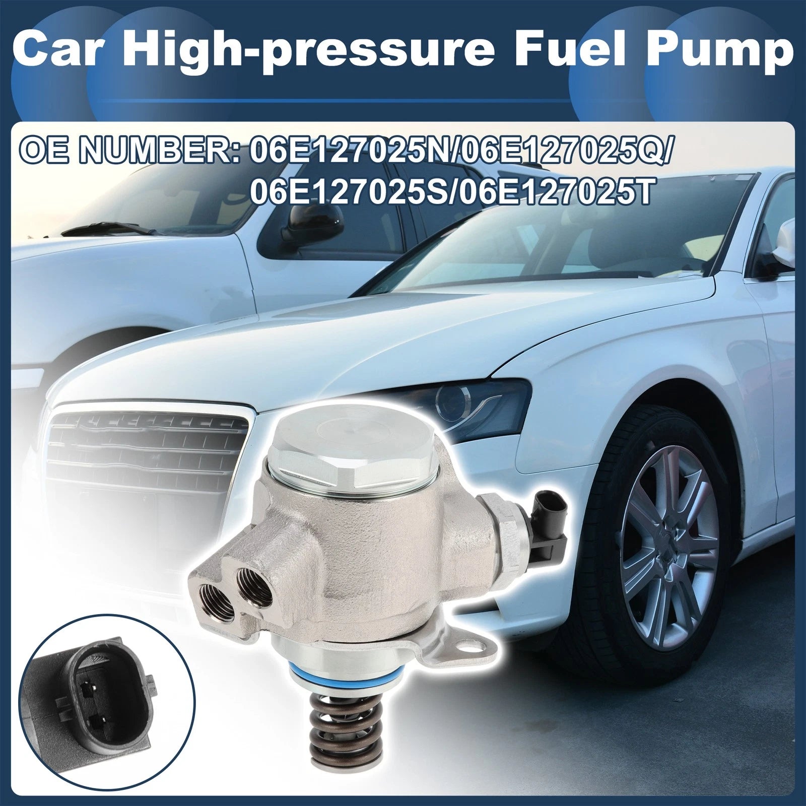 High Pressure Fuel Pump for Audi A4 A6 Q5 3.2L (2005–2012) No. 06E127025AC