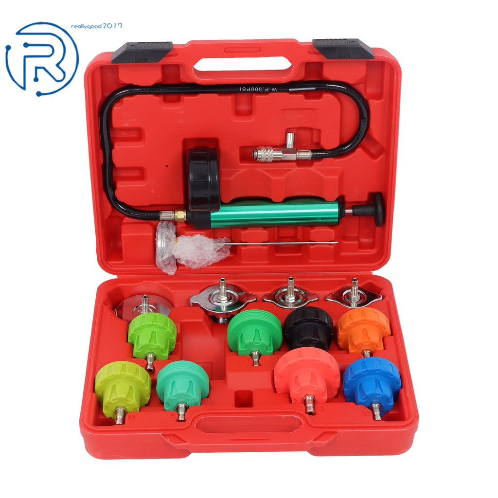 14pcs Radiator Coolant Pressure Tester for Universal Vehicles