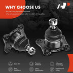 2x Front Lower Side Ball Joint for Toyota 4Runner (1986-1989)