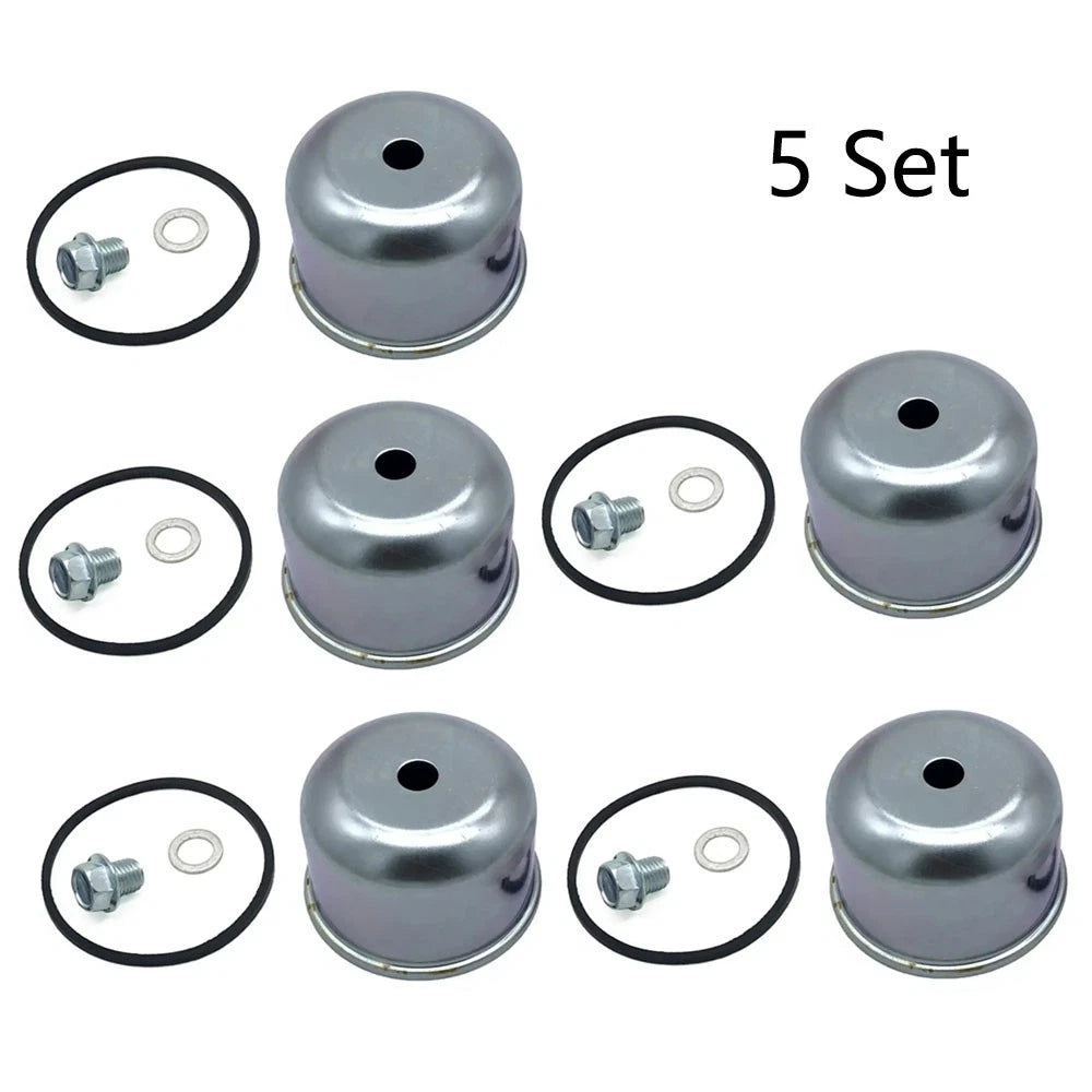 Set of 5 Carburetor Float Bowls for Briggs & Stratton (495933, 494378, 693614)