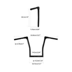 1 1/4" Handlebar 15" Rise Ape Hanger for Harley Road King Fat Boy Breakout (2014–2023)
