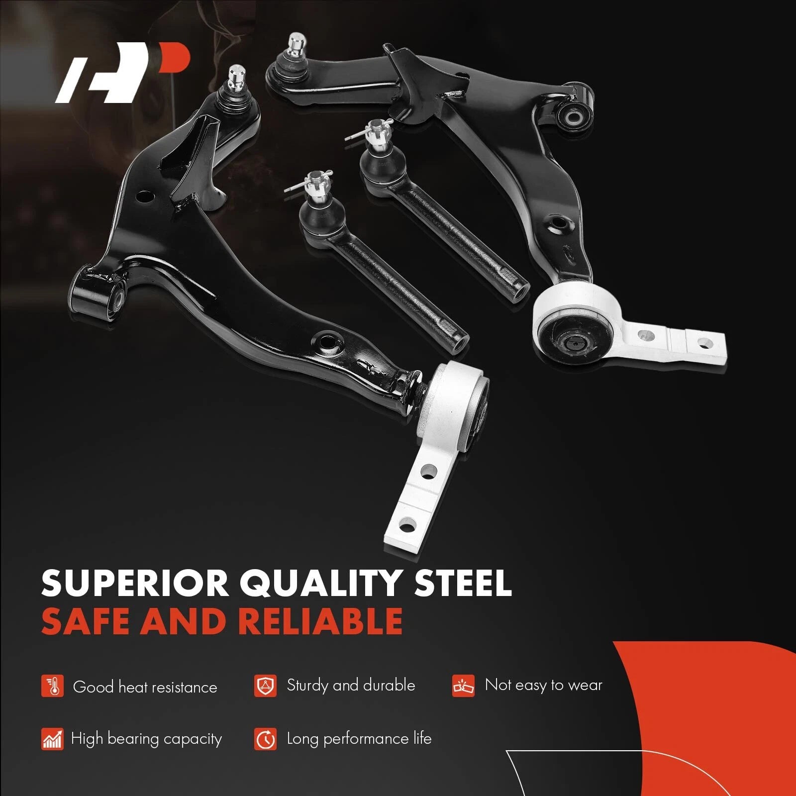 10pcs Front Side Control Arm Kit with Ball Joint for Nissan Murano (2005–2007)