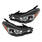 Set of 2 Halogen Headlights for Subaru Impreza Crosstrek (2012–2016)