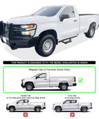 Stainless Steel Drop Armor for Silverado Sierra Regular Cab (2019-2026)