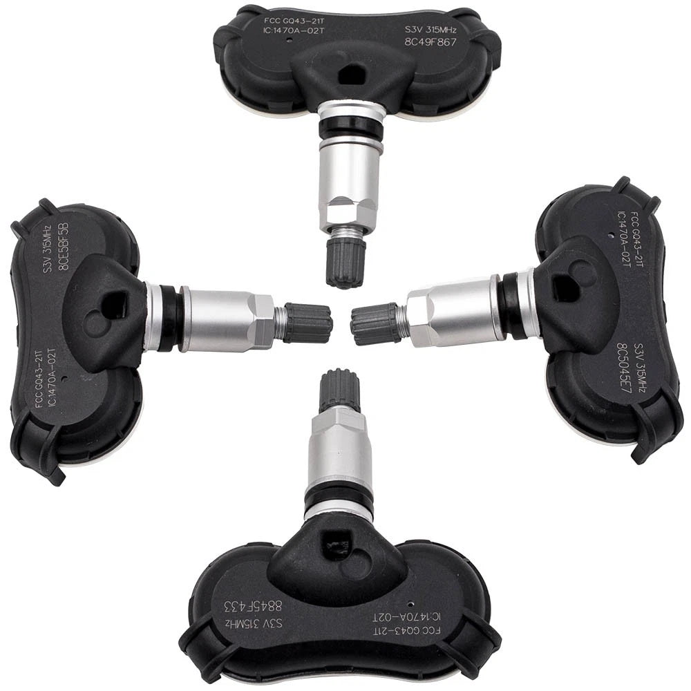 Set of 4 Tire Pressure Sensors for Acura MDX (2005–2006) 06421-S3V-A04
