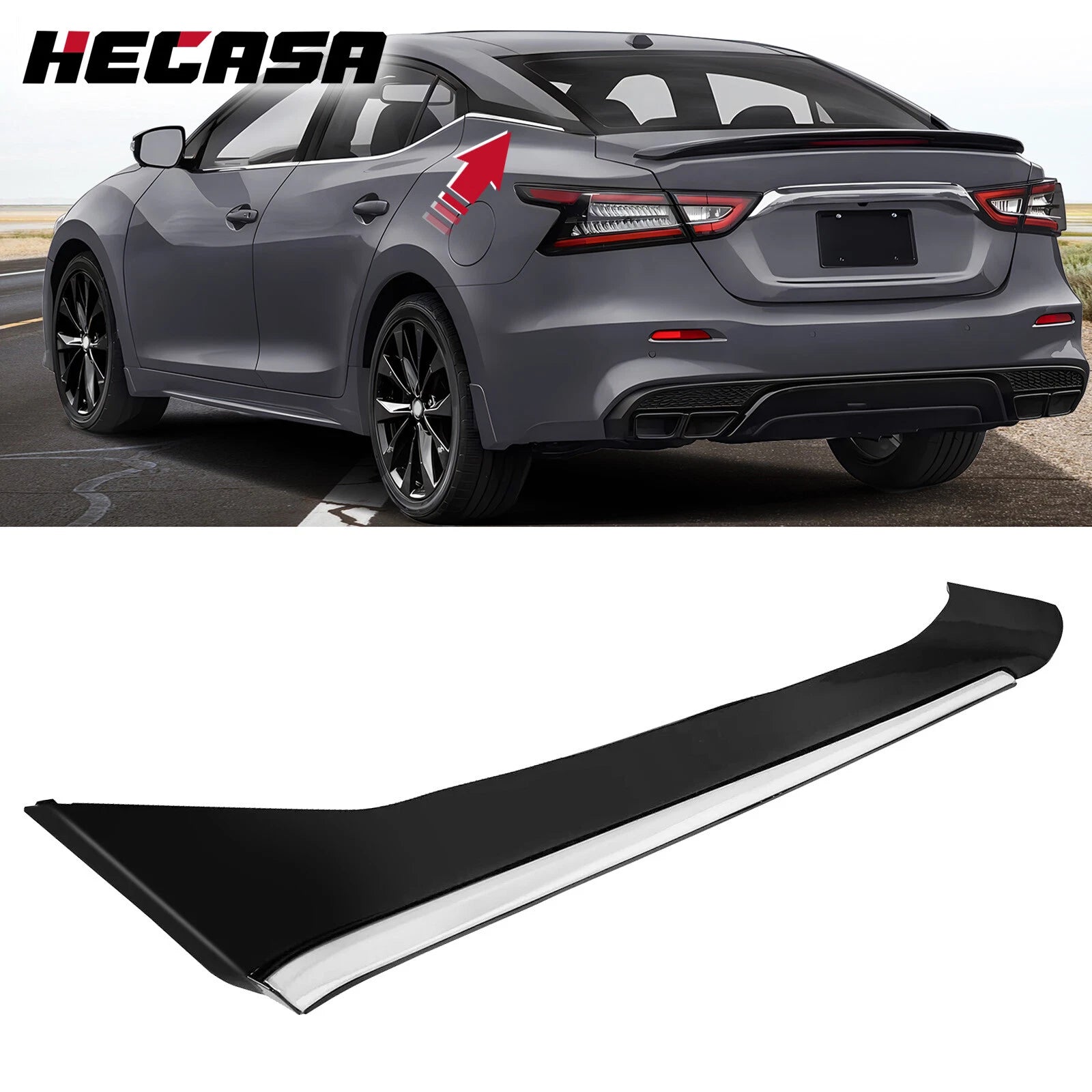 Rear Left Side Pillar Molding Trim for Nissan Maxima (2016–2021)