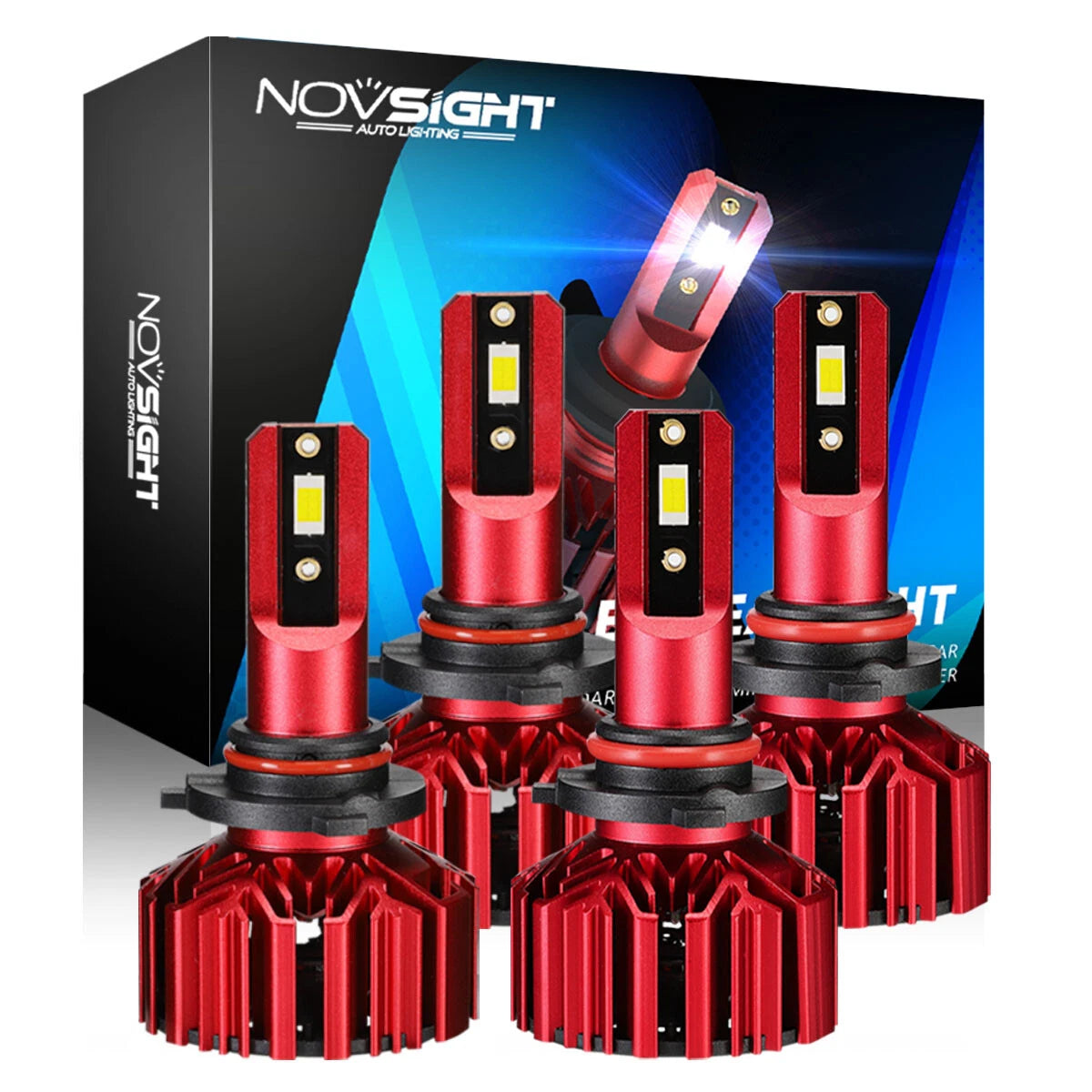 2X NOVSIGHT Combo LED Headlight Bulbs for RAM 1500 (2019–2024)